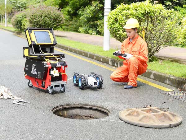 蒙山管道机器人检测